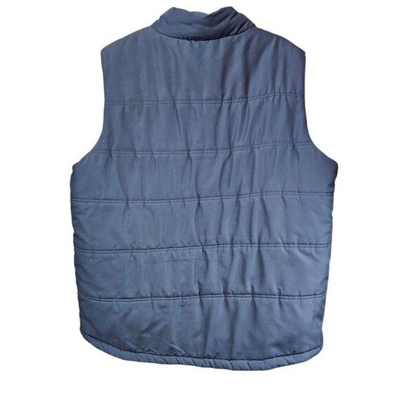 Weatherproof Original Vintage Men's Sleeveless Puffer Blue Vest - Picture 5 of 6
